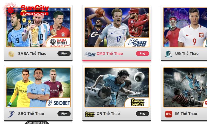 CMD the thao 1 Giao diện hiện đại và dễ sử dụng của CMD thể thao