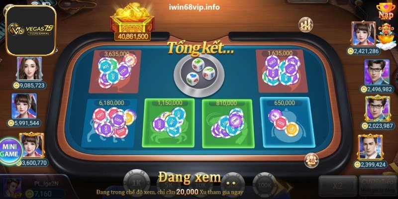 Chi tiết luật chiến cực đã tại bầu cua Vegas79