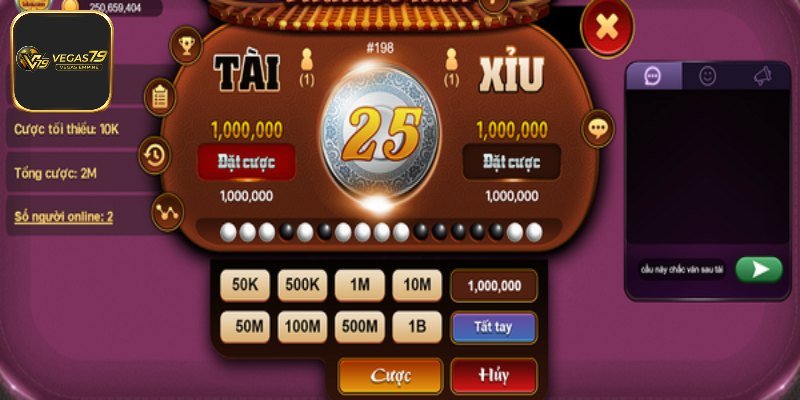 Điểm đặc biệt thu hút của tài xỉu Vegas79
