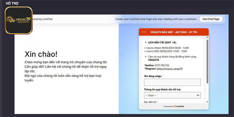 Lý do người chơi sử dụng các phương thức liên hệ tại Vegas79