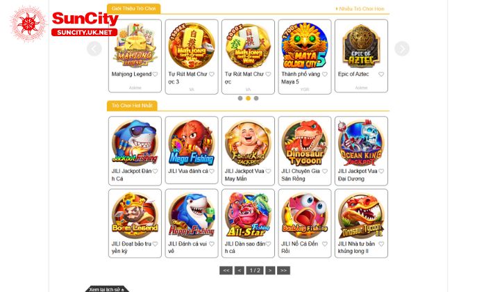 vua danh ca 1 Tổng quan về vua đánh cá Suncity