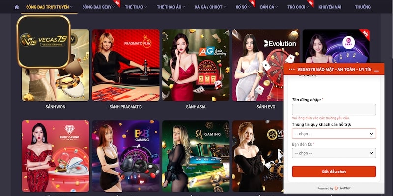 Vegas79 luôn đồng hành bên cạnh người chơi